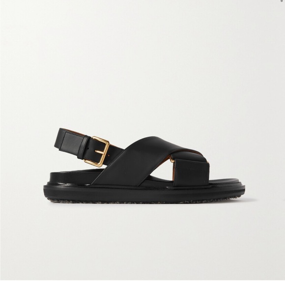 2025 Marni Fussbett leather slingback sandals size 40